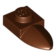 LEGO® los onderdeel Plaat Aangepast Roodachtig Bruin 49668