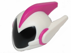 LEGO® los onderdeel Hoofddeksel in kleur Magenta 34704pb01