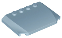 Plaatje in Gallery viewer laden, LEGO® los onderdeel Wig in kleur Zandblauw 52031