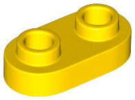 Plaatje in Gallery viewer laden, LEGO® los onderdeel Plaat Rond in kleur Geel 35480