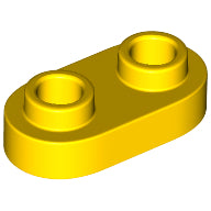 LEGO® los onderdeel Plaat Rond in kleur Geel 35480