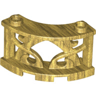 Plaatje in Gallery viewer laden, LEGO® los onderdeel Hek in kleur Parel Goud 41823