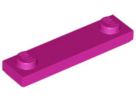 LEGO® los onderdeel Plaat Aangepast in kleur Magenta 41740