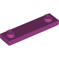 Plaatje in Gallery viewer laden, LEGO® los onderdeel Plaat Aangepast in kleur Magenta 41740