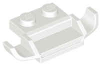 LEGO® los onderdeel Plaat Aangepast in kleur Wit 50949