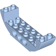 LEGO® los onderdeel Dakpan Gebogen Helder Lichtblauw 11301