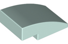 LEGO® los onderdeel Dakpan Gebogen in kleur Licht Aqua 24309