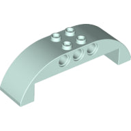 Plaatje in Gallery viewer laden, LEGO® los onderdeel Dakpan Gebogen in kleur Licht Aqua 11290