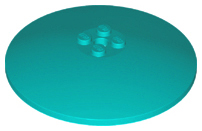 LEGO® los onderdeel Schaal in kleur Donker Turkoois 3961