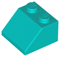 Plaatje in Gallery viewer laden, LEGO® los onderdeel Dakpan Algemeen Donker Turkoois 3039