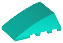 LEGO® los onderdeel Wig in kleur Donker Turkoois 47753