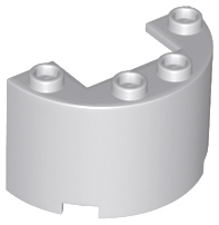 Plaatje in Gallery viewer laden, LEGO® los onderdeel Cilinder Licht Blauwachtig Grijs 24593