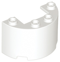 LEGO® los onderdeel Cilinder in kleur Wit 24593