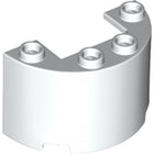 LEGO® los onderdeel Cilinder in kleur Wit 24593