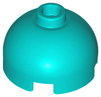 Plaatje in Gallery viewer laden, LEGO® los onderdeel Steen Rond in kleur Donker Turkoois 553