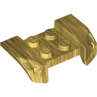 Plaatje in Gallery viewer laden, LEGO® los onderdeel Spatbord in kleur Parel Goud 44674