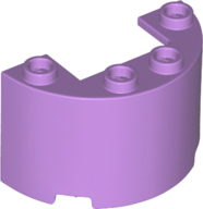 LEGO® los onderdeel Cilinder in kleur Medium Lavendel 24593