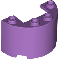Plaatje in Gallery viewer laden, LEGO® los onderdeel Cilinder in kleur Medium Lavendel 24593