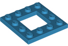 LEGO® los onderdeel Plaat Aangepast Donker Azuurblauw 64799