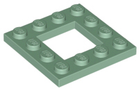 LEGO® los onderdeel Plaat Aangepast in kleur Zandgroen 64799