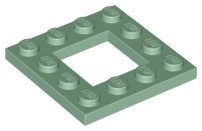 LEGO® los onderdeel Plaat Aangepast in kleur Zandgroen 64799