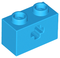 LEGO® los onderdeel Technische Steen Donker Azuurblauw 32064