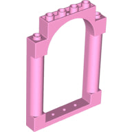 LEGO® los onderdeel Deurkozijn in kleur Fel Roze 40066
