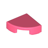 LEGO® los onderdeel Tegel Rond in kleur Koraal 25269