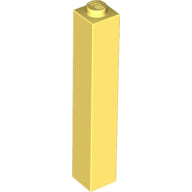 Plaatje in Gallery viewer laden, LEGO® los onderdeel Steen in kleur Helder Lichtgeel 2453b