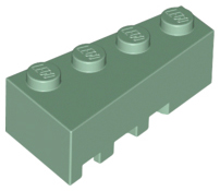 LEGO® los onderdeel Wig in kleur Zandgroen 41767