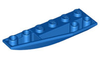 LEGO® los onderdeel Wig in kleur Blauw 41765