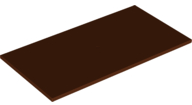 LEGO® los onderdeel Tegel Algemeen Roodachtig Bruin 90498
