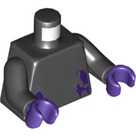 LEGO® los onderdeel Lijf met Motief Zwart 973pb3408c01