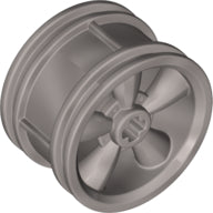 LEGO® los onderdeel Wiel in kleur Zilver 42716