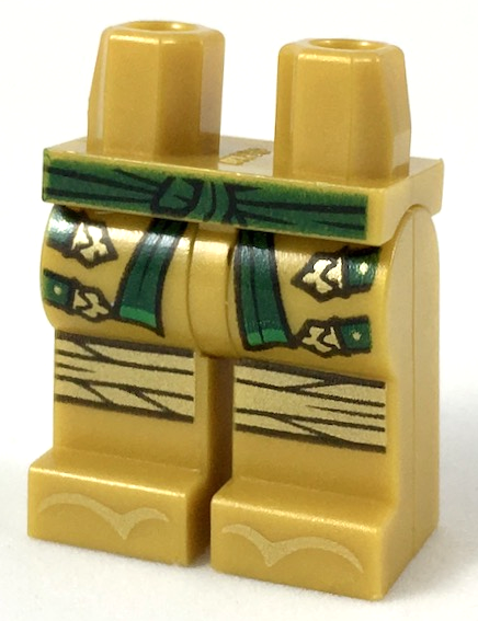 LEGO® los onderdeel Benen met Motief Parel Goud 970c00pb0913