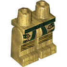 LEGO® los onderdeel Benen met Motief Parel Goud 970c00pb0913