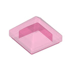 LEGO® onderdeel Dakpan Algemeen Doorzichtig Donkerroze 22388