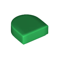 Plaatje in Gallery viewer laden, LEGO® los onderdeel Tegel Rond in kleur Groen 24246