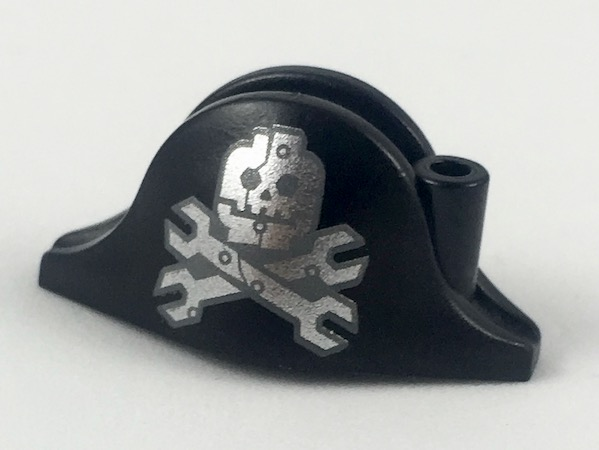 LEGO® los onderdeel Hoofddeksels in kleur Zwart 2528pb13