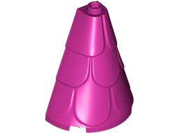 LEGO® los onderdeel Dak in kleur Magenta 35563