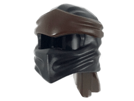 LEGO® los onderdeel Hoofddeksels in kleur Zwart 40925pb03