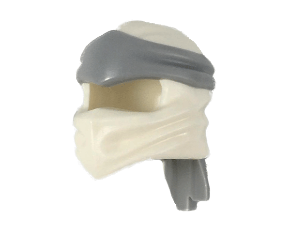 LEGO® los onderdeel Hoofddeksels in kleur Wit 40925pb06