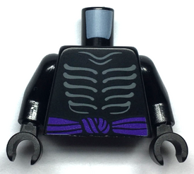 LEGO® los onderdeel Lijf met Motief Zwart 973pb3415c01