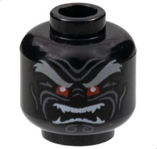 Plaatje in Gallery viewer laden, LEGO® los onderdeel Hoofd in kleur Zwart 3626cpb2296