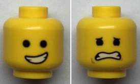 LEGO® los onderdeel Hoofd in kleur Geel 3626cpb2281