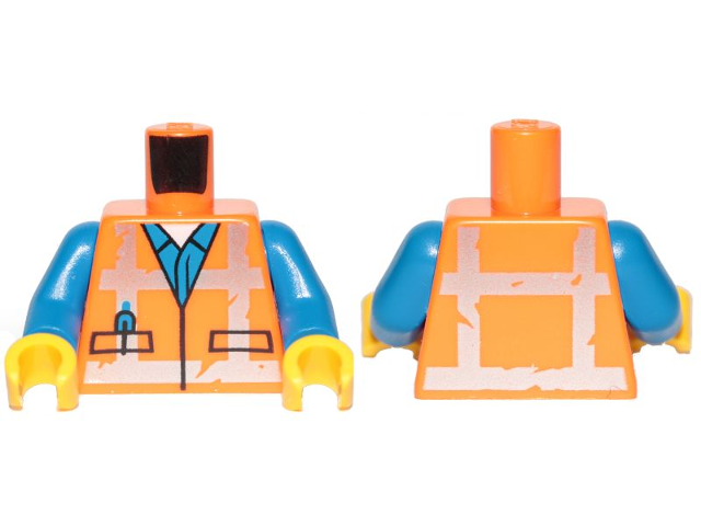 LEGO® los onderdeel Lijf met Motief Oranje 973pb3370c01