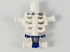 LEGO® los onderdeel Lijf Accessoire in kleur Wit 93060pb06