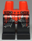 LEGO® los onderdeel Benen met Motief Rood 970c11pb43