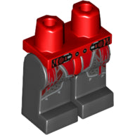 LEGO® los onderdeel Benen met Motief Rood 970c11pb43