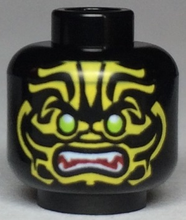 Plaatje in Gallery viewer laden, LEGO® los onderdeel Hoofd in kleur Zwart 3626cpb2298
